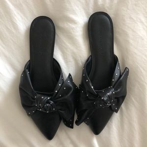 Rebecca Minkoff Women’s Alexis Stud Mule Slippers